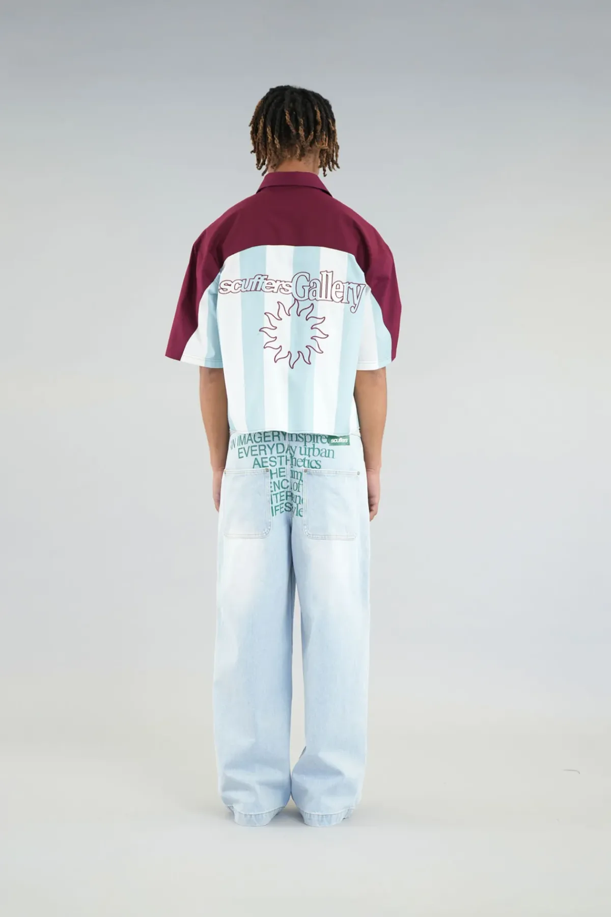 Scuffers Shirts & Polos^Forza Burgundy & Blue Shirt