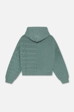 Scuffers Knitwear^Frenchie Green Knit Zipper