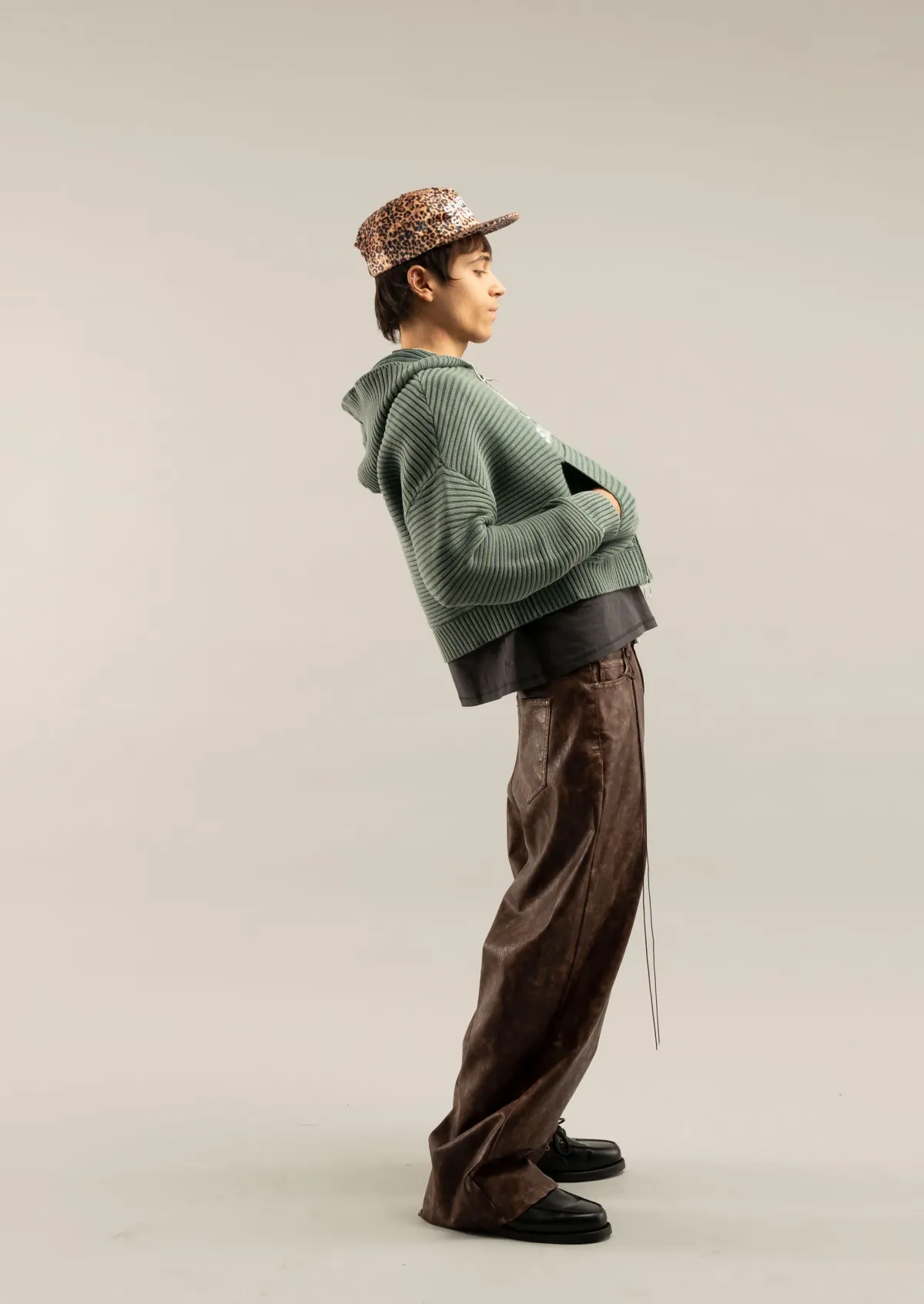 Scuffers Knitwear^Frenchie Green Knit Zipper