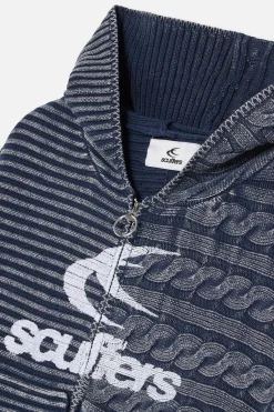 Scuffers Knitwear^Frenchie Navy Knit Zipper