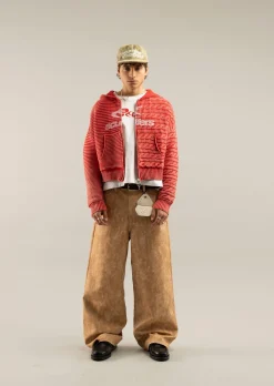 Scuffers Knitwear^Frenchie Red Knit Zipper