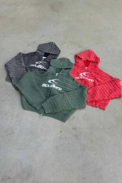 Scuffers Knitwear^Frenchie Red Knit Zipper