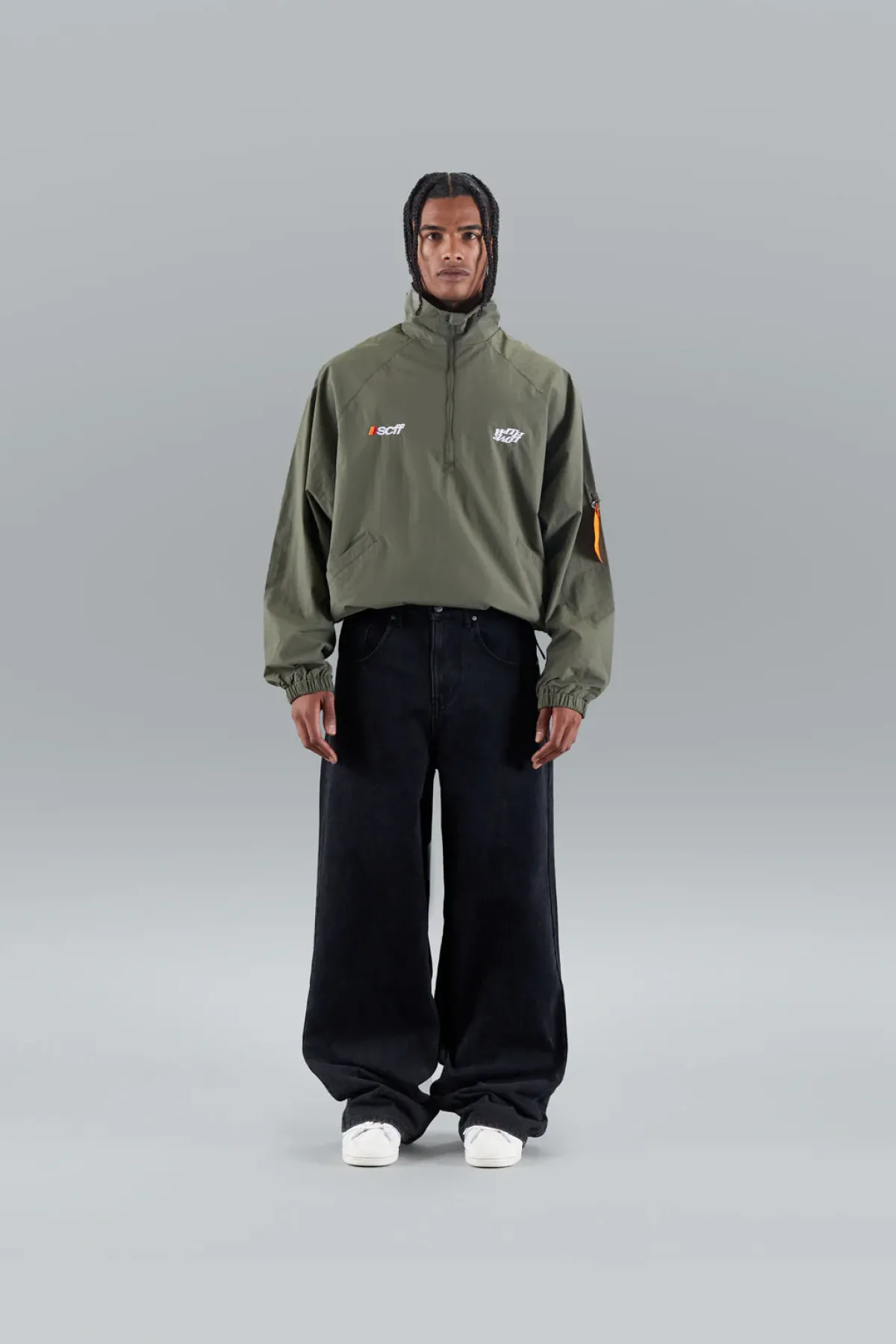 Scuffers Outerwear^FW-7 Green Windbreaker
