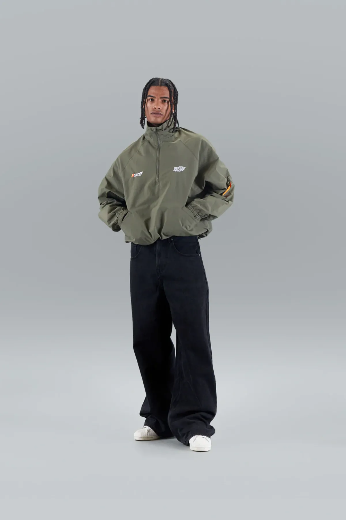 Scuffers Outerwear^FW-7 Green Windbreaker
