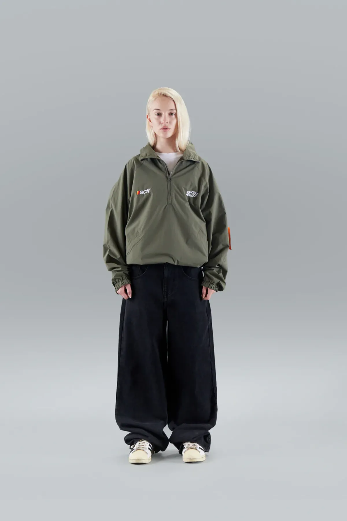 Scuffers Outerwear^FW-7 Green Windbreaker