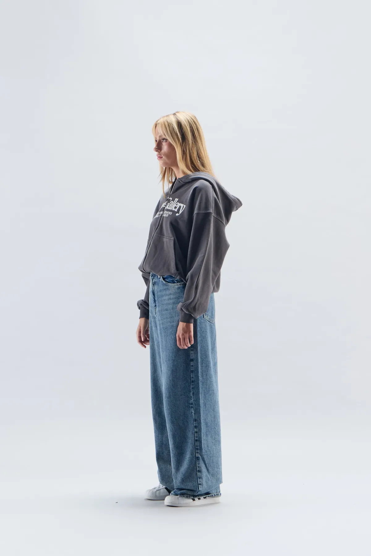 Scuffers Hoodies^Gallery Black Zipped Hoodie