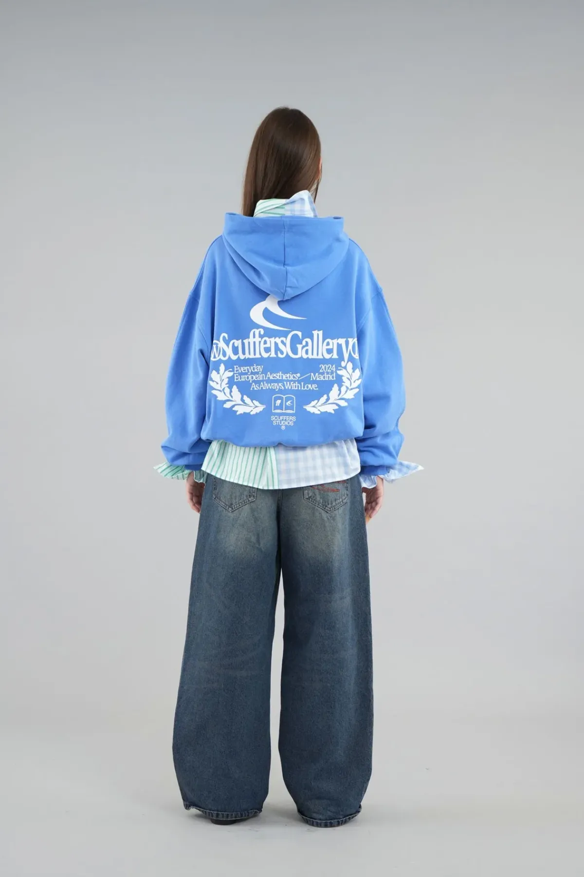 Scuffers Hoodies^Gallery Blue Hoodie