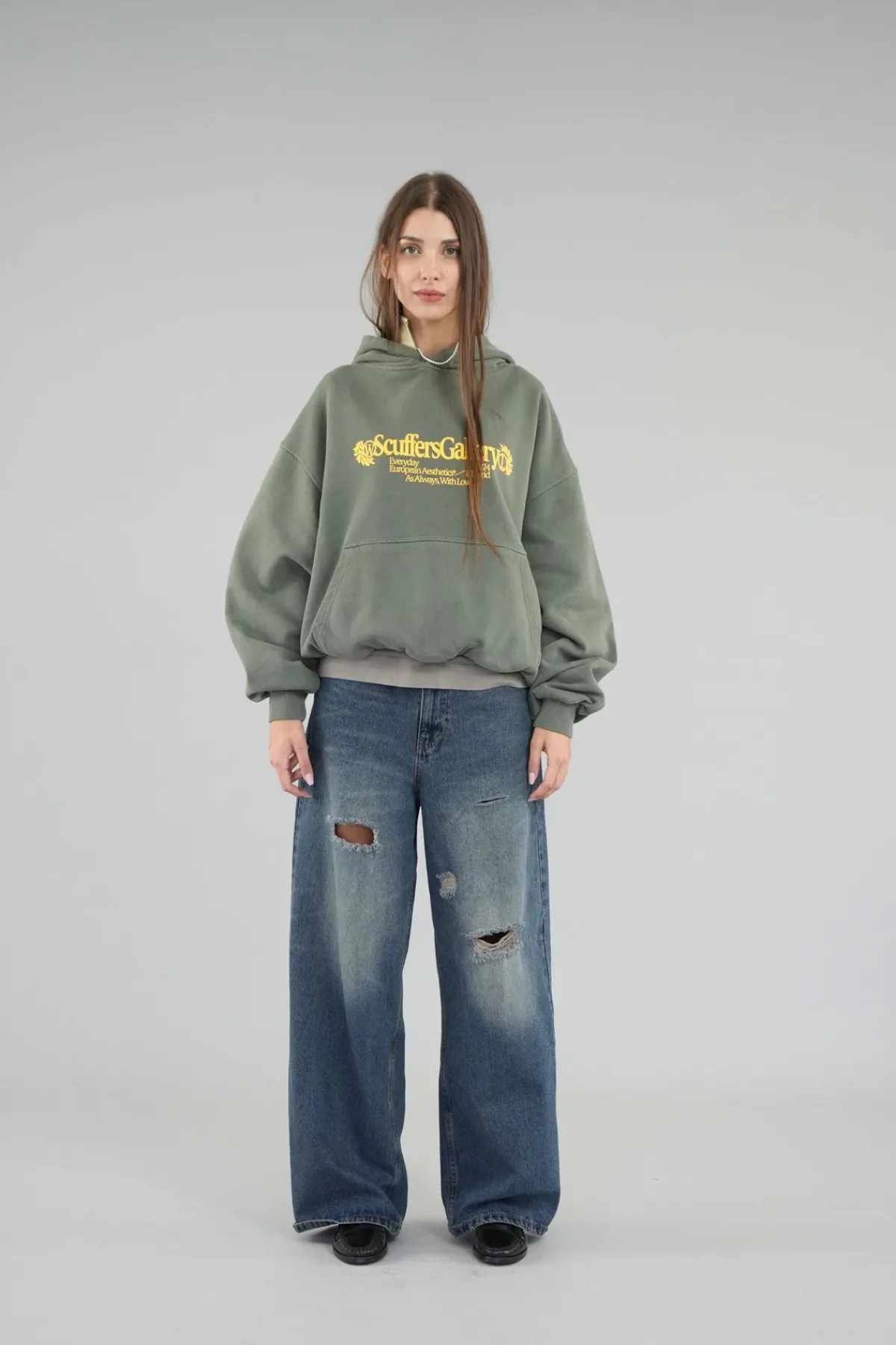 Scuffers Hoodies^Gallery Green Hoodie
