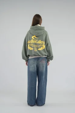Scuffers Hoodies^Gallery Green Hoodie