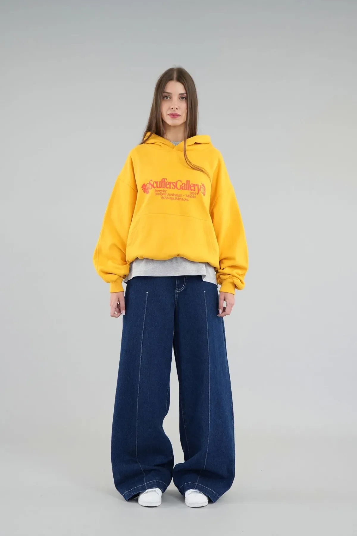 Scuffers Hoodies^Gallery Yellow Hoodie