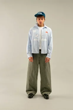 Scuffers Shirts & Polos^Germain Blue Striped Shirt