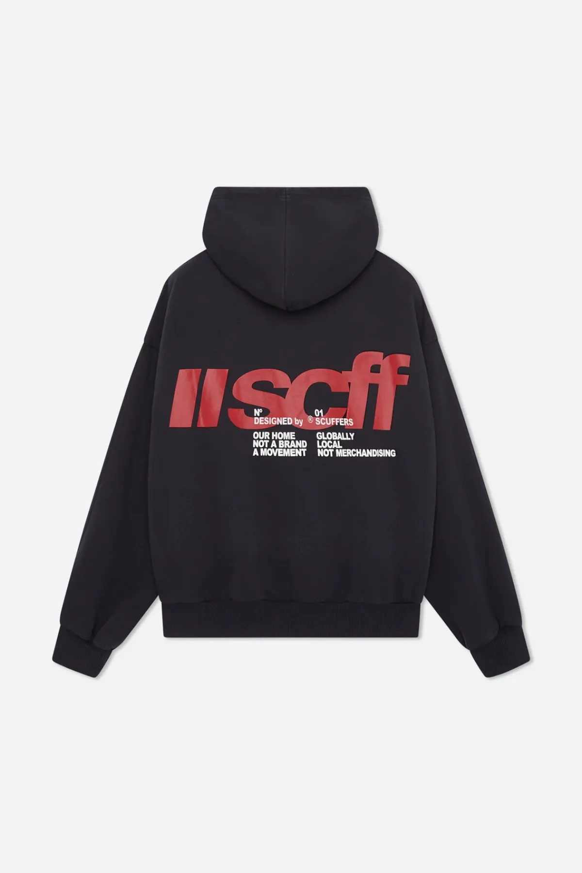 Scuffers Hoodies^Globally Black Hoodie