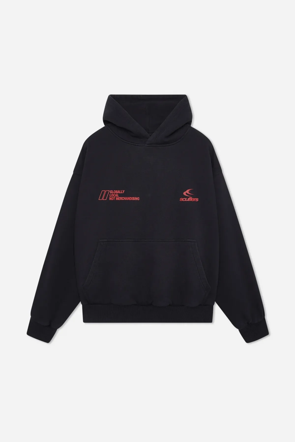Scuffers Hoodies^Globally Black Hoodie