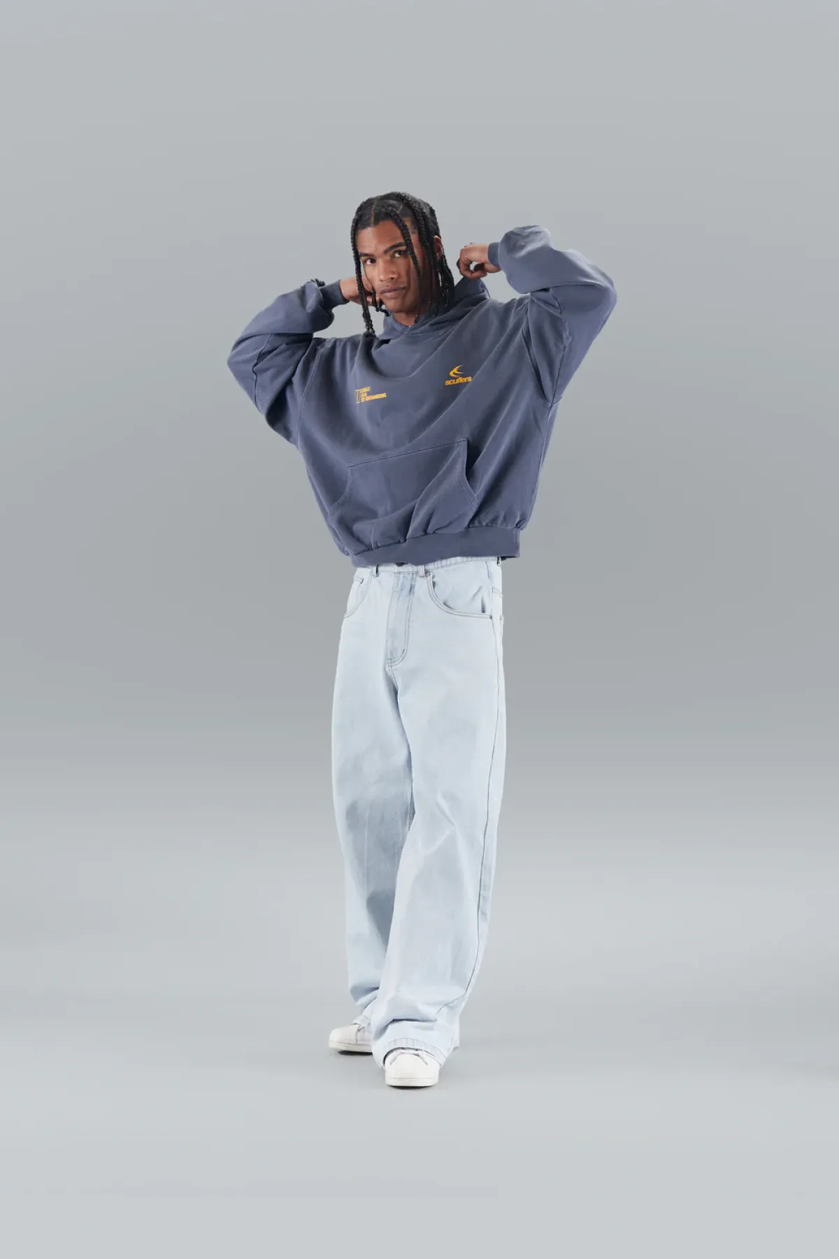 Scuffers Hoodies^Globally Navy Hoodie