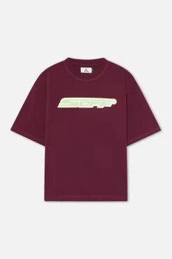 Scuffers T-shirts^Glow Burgundy T-Shirt