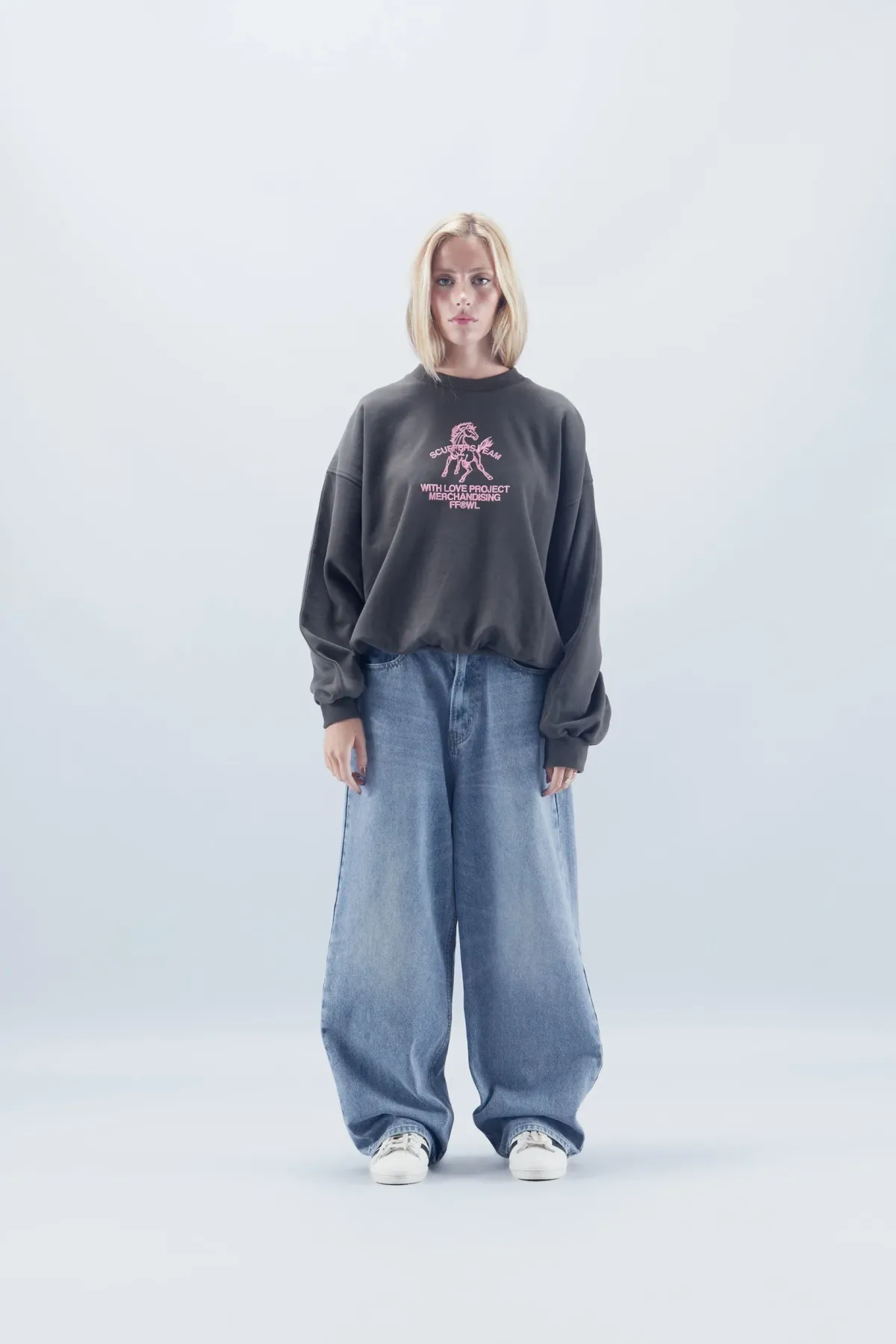 Scuffers Crewneck^Horse Dark Crewneck