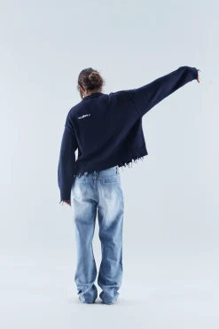 Scuffers Knitwear^IAY Navy Jersey