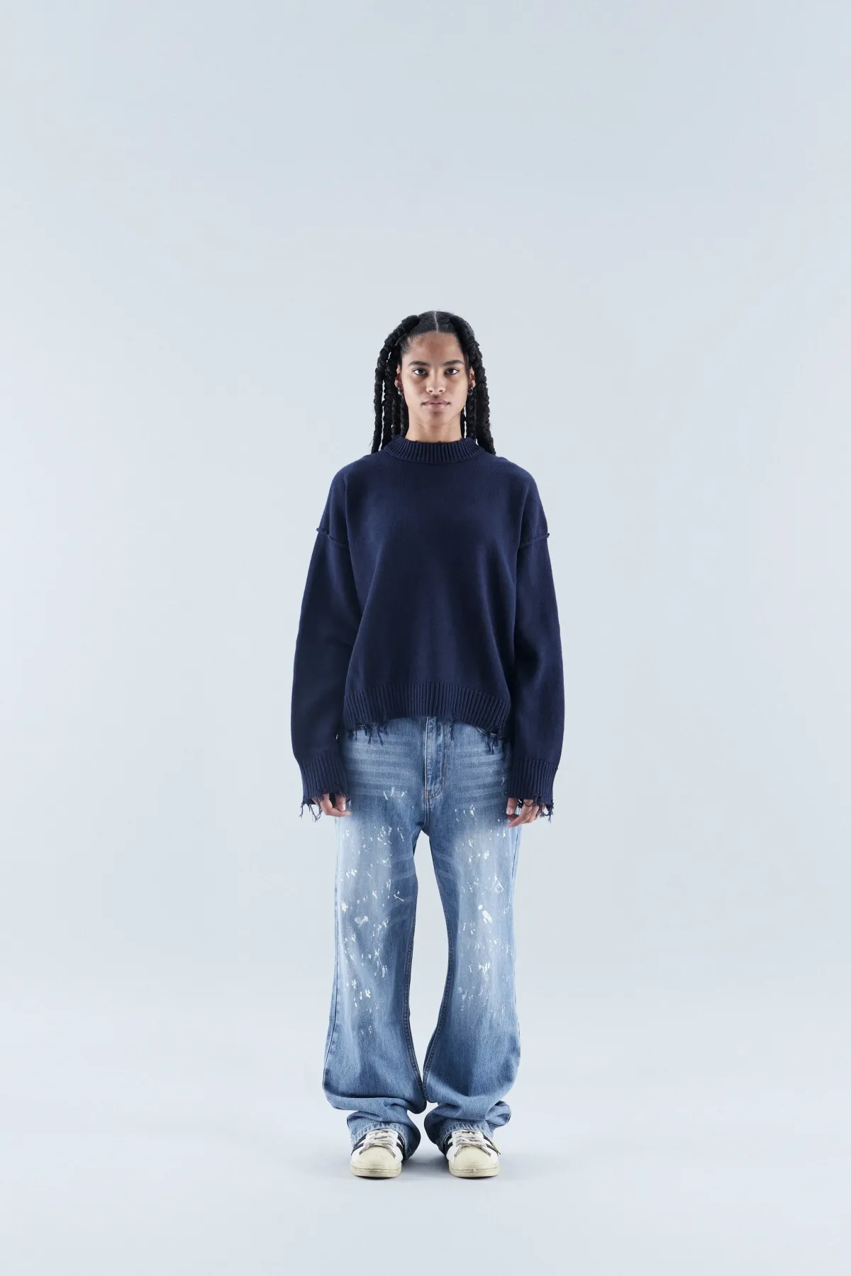 Scuffers Knitwear^IAY Navy Jersey