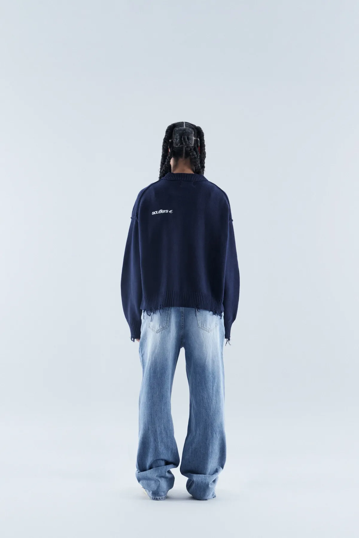 Scuffers Knitwear^IAY Navy Jersey