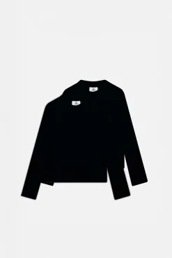 Scuffers The Basics By Scuffers | Long Sleeves^Interlock Black Longsleeve T-Shirt Pack