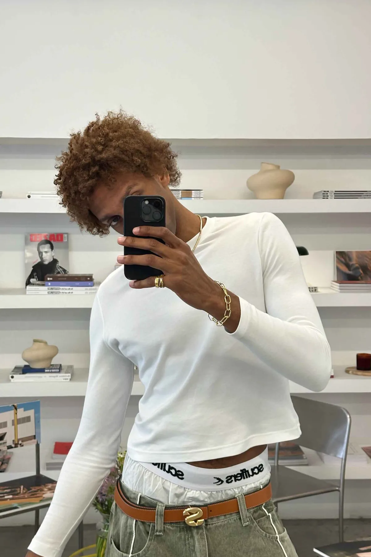 Scuffers The Basics By Scuffers | Long Sleeves^Interlock White Longsleeve T-Shirt Pack