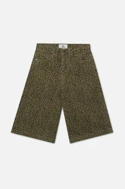 Scuffers Shorts^Jumbo Green Leopard Shorts