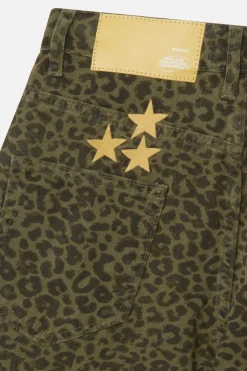 Scuffers Shorts^Jumbo Green Leopard Shorts