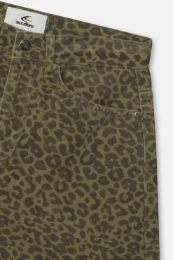 Scuffers Shorts^Jumbo Green Leopard Shorts
