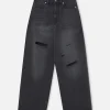 Scuffers Pants & Sweatpants^Jumbo Washed Black Ripped Pants