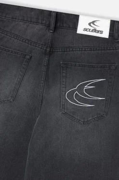 Scuffers Pants & Sweatpants^Jumbo Washed Black Ripped Pants