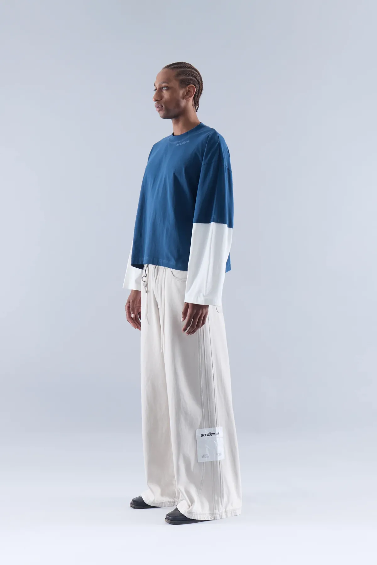 Scuffers Long Sleeves^Kurtis Navy Longsleeve