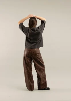Scuffers Pants & Sweatpants^Leather Brown Jumbo Pants