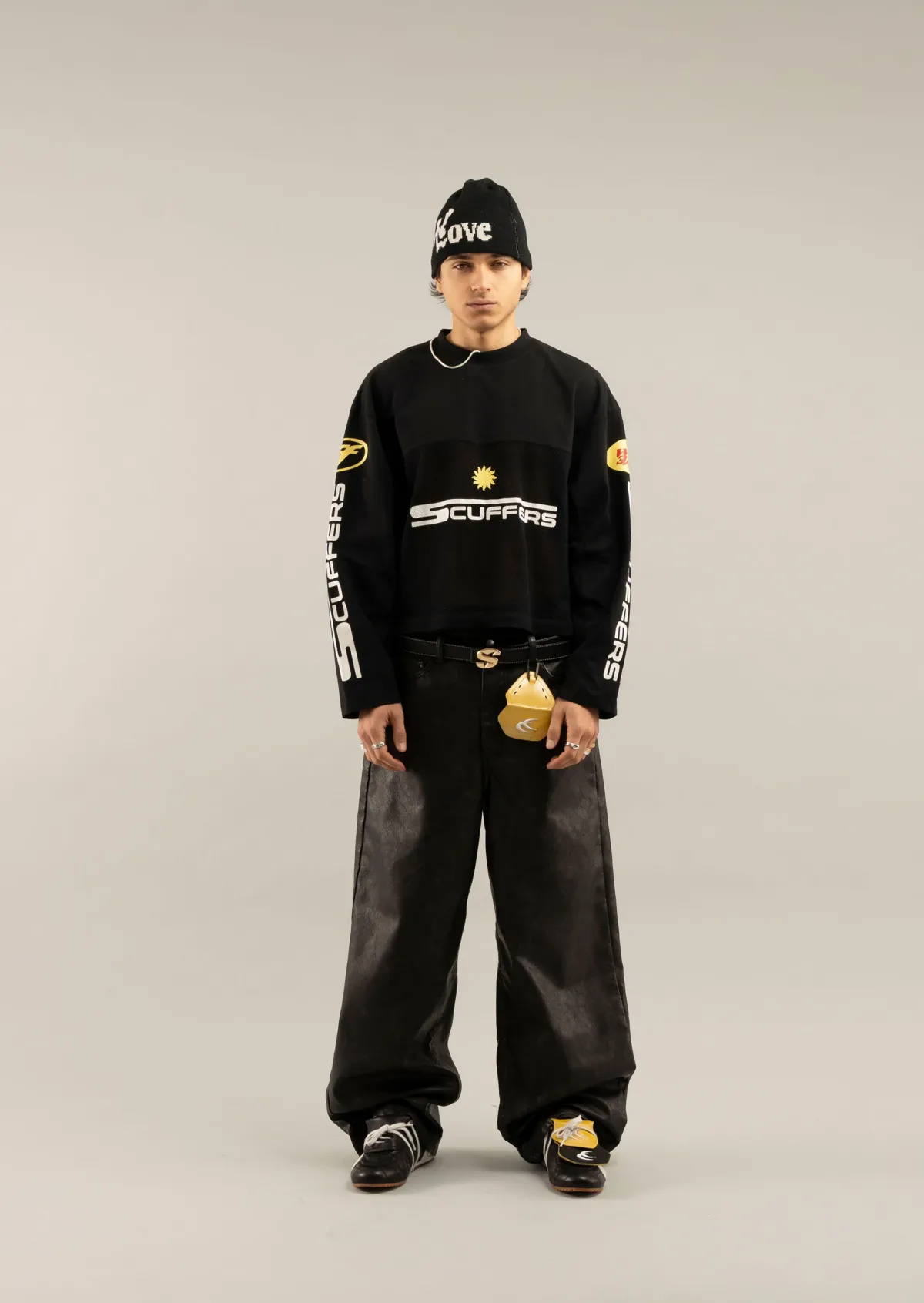 Scuffers Pants & Sweatpants^Leather Dark Jumbo Pants
