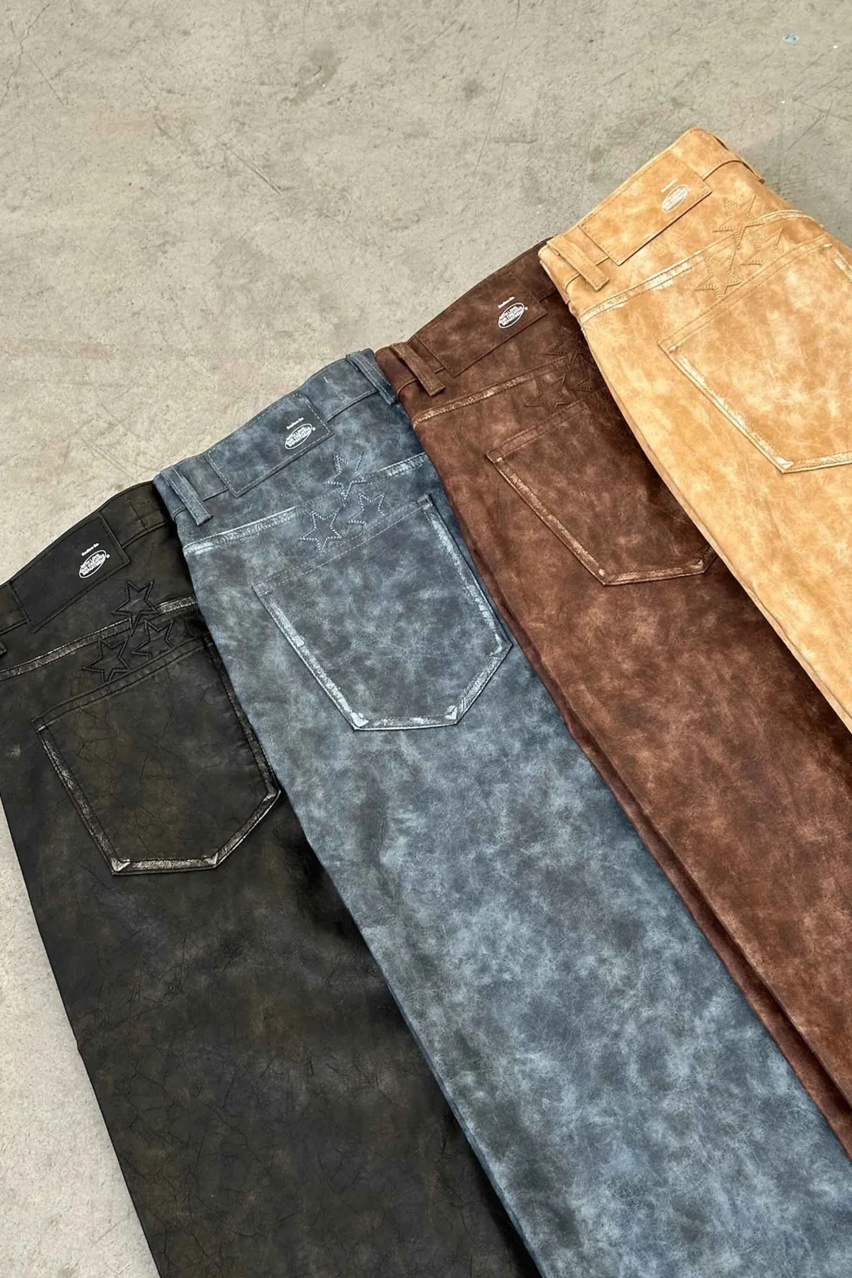 Scuffers Pants & Sweatpants^Leather Dark Jumbo Pants