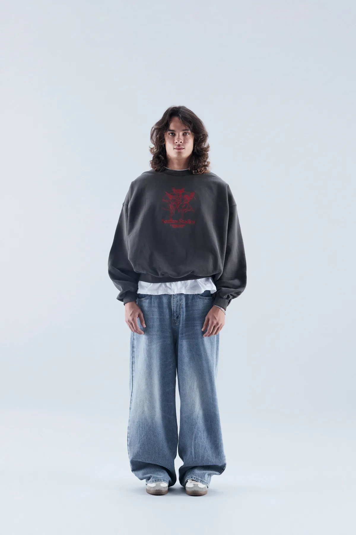 Scuffers Crewneck^Los Angeles Dark Grey Crewneck