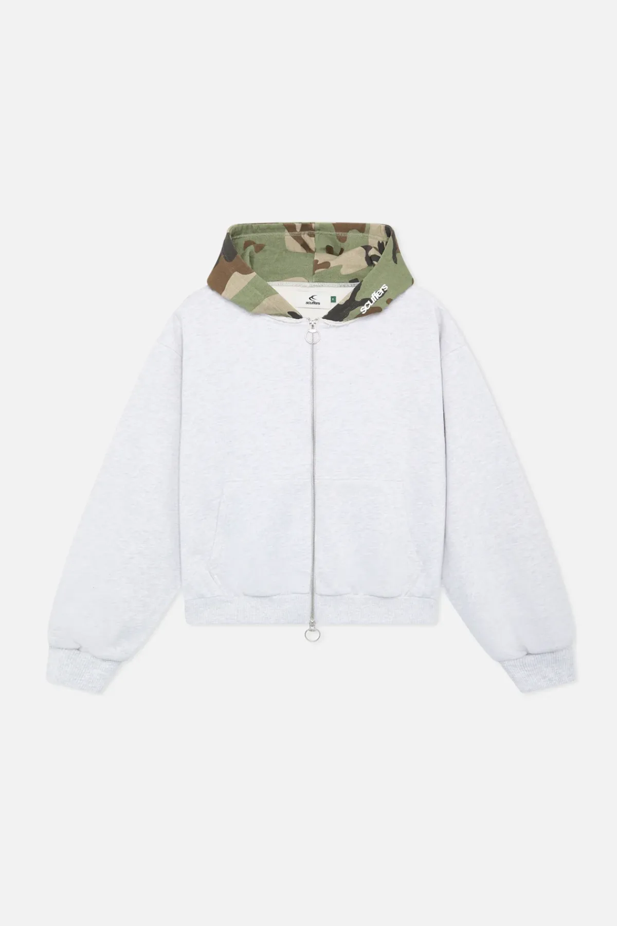 Scuffers Hoodies^Mask Light Grey Zipper