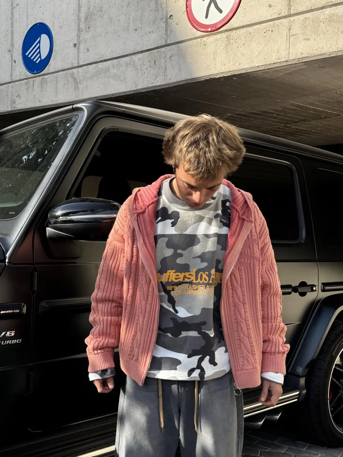 Scuffers Crewneck^9MM Camo Sweatshirt