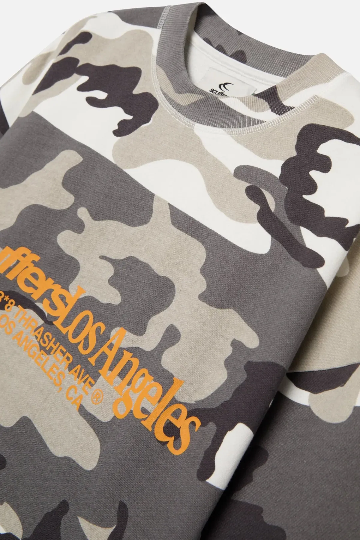 Scuffers Crewneck^9MM Camo Sweatshirt