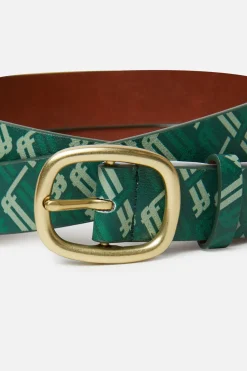 Scuffers Belts^Monogram Green Belt