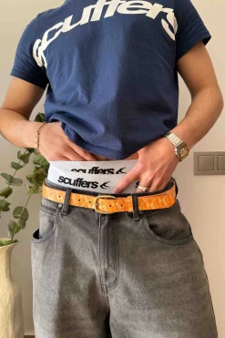 Scuffers Belts^Monogram Yellow Belt