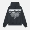 Scuffers Hoodies^Motor Studios Black Hoodie