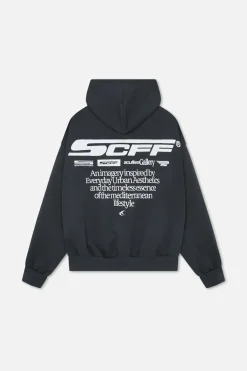 Scuffers Hoodies^Motor Studios Black Hoodie