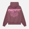 Scuffers Hoodies^Motor Studios Burgundy Hoodie