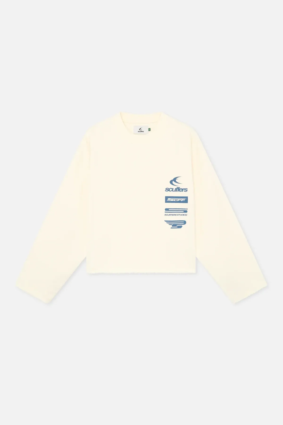 Scuffers Crewneck^Nascar Ecru Sweatshirt