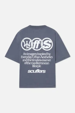 Scuffers T-shirts^New Age Dusty Blue T-Shirt