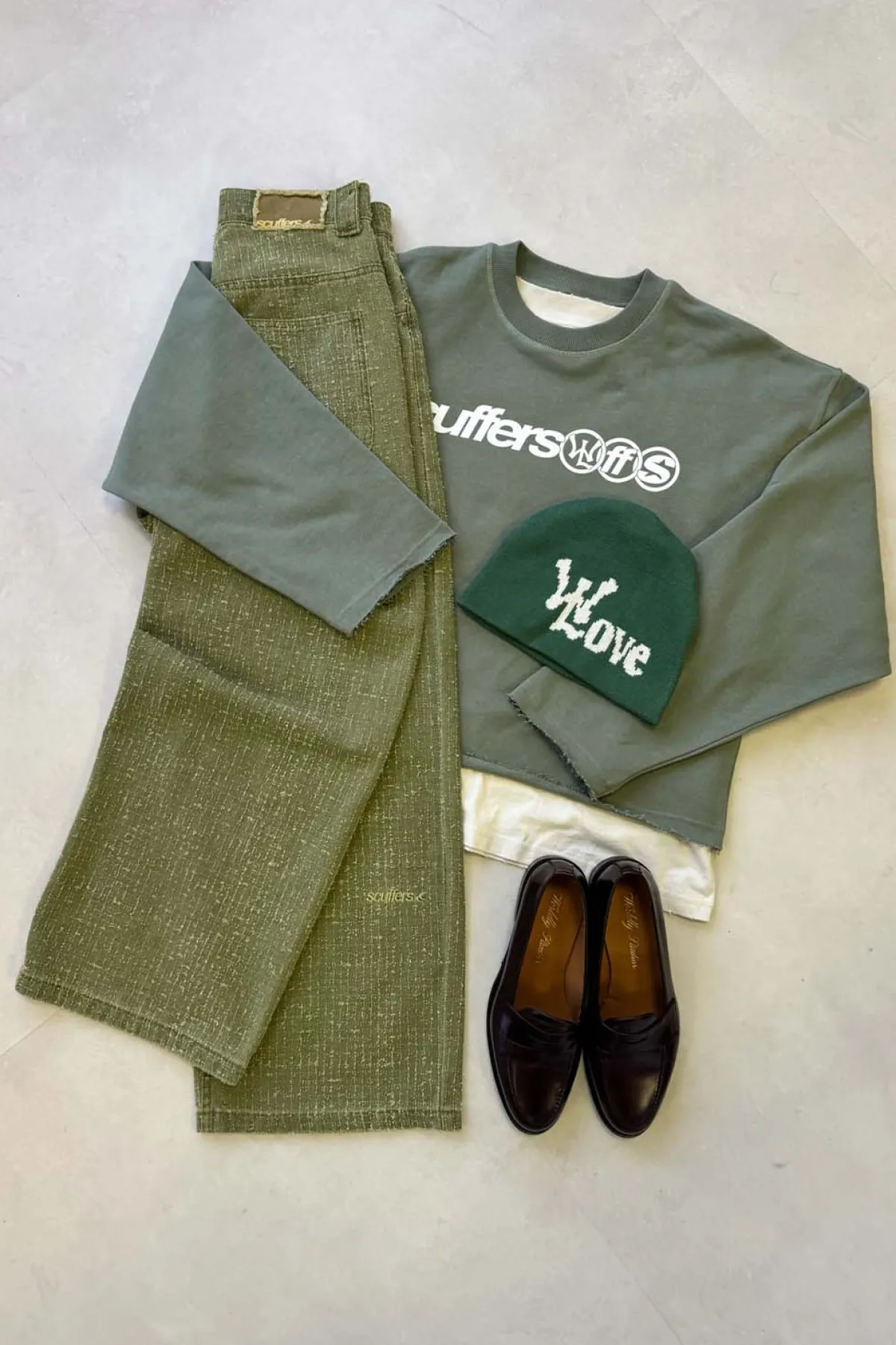 Scuffers Crewneck^New Age Khaki Sweatshirt