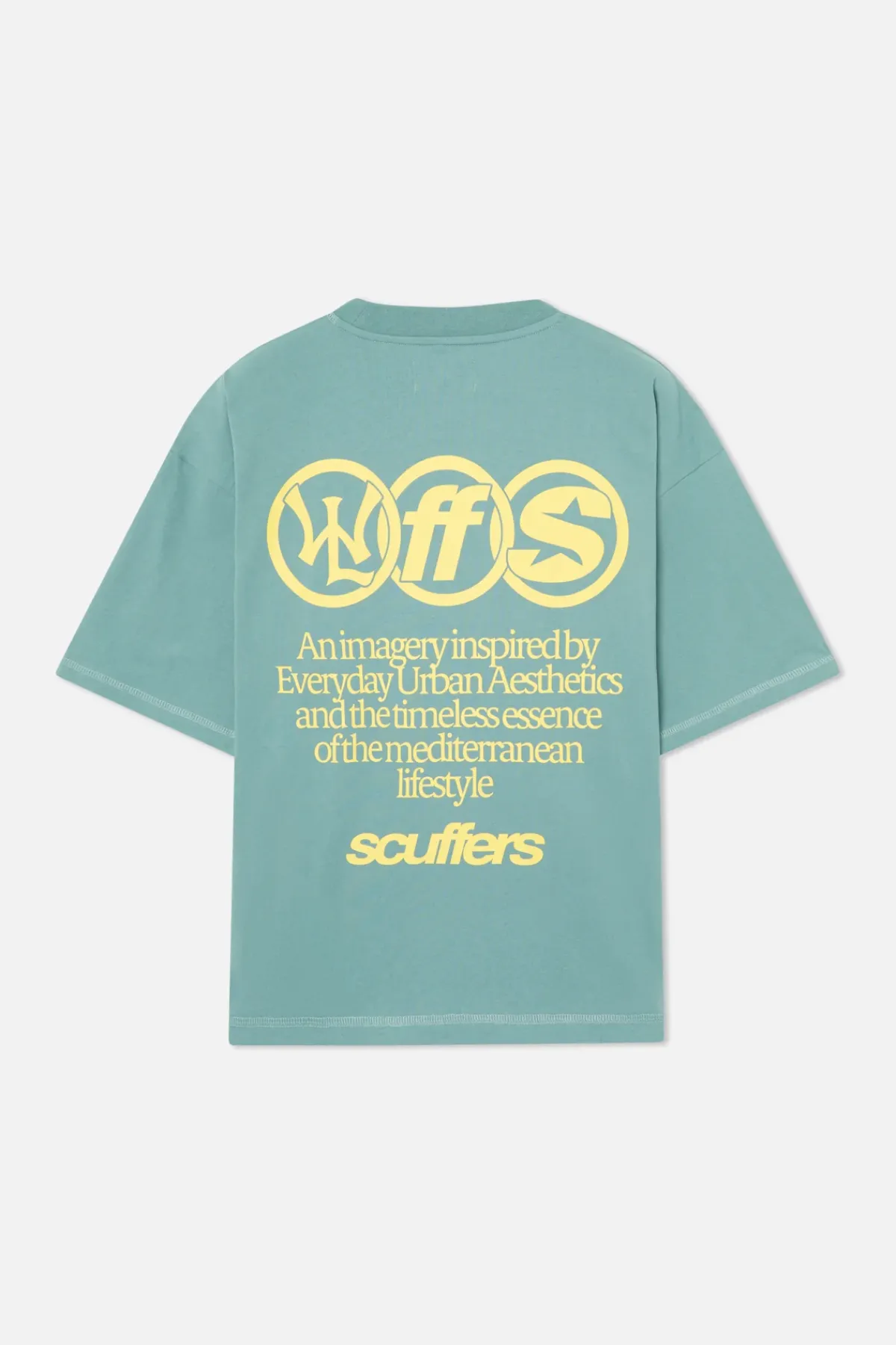 Scuffers T-shirts^New Age Light Green T-Shirt