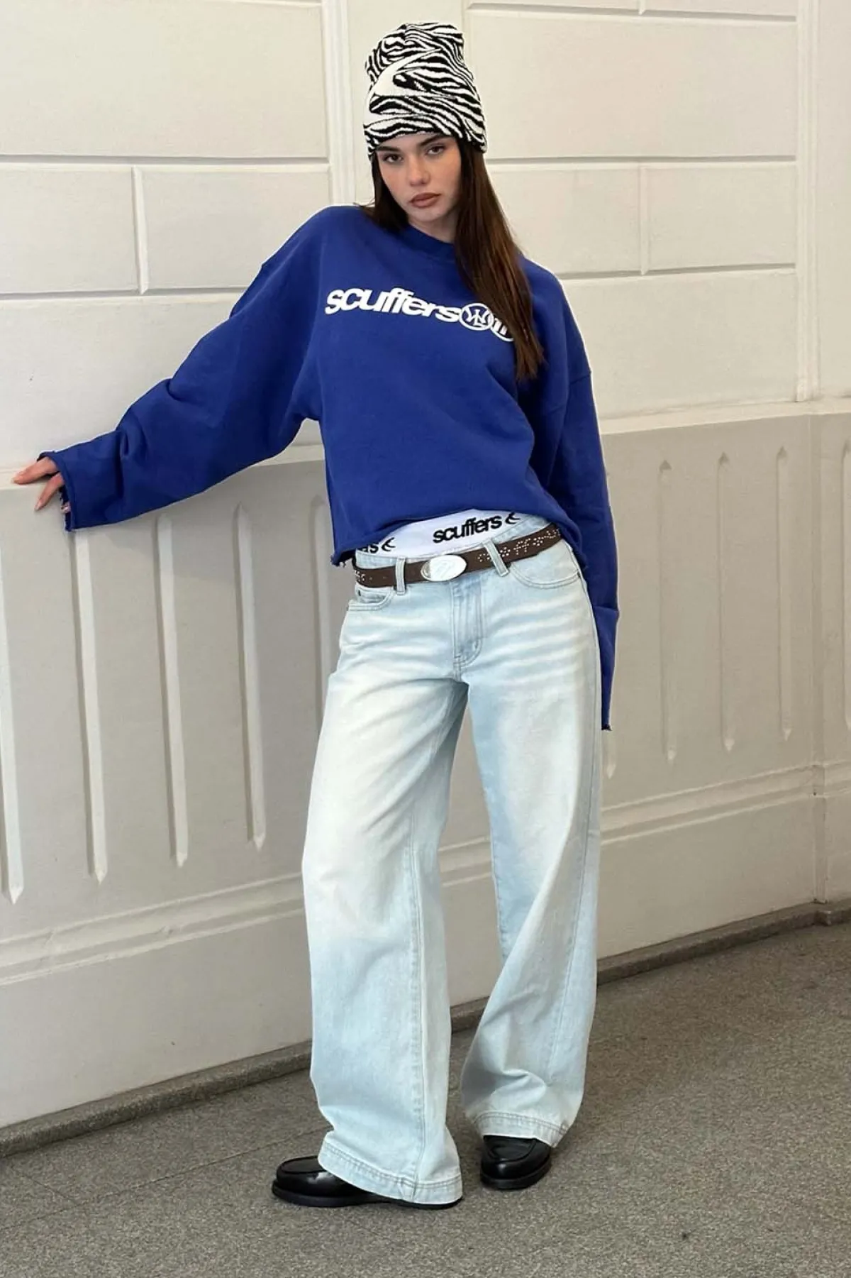 Scuffers Crewneck^New Age Royal Blue Sweatshirt