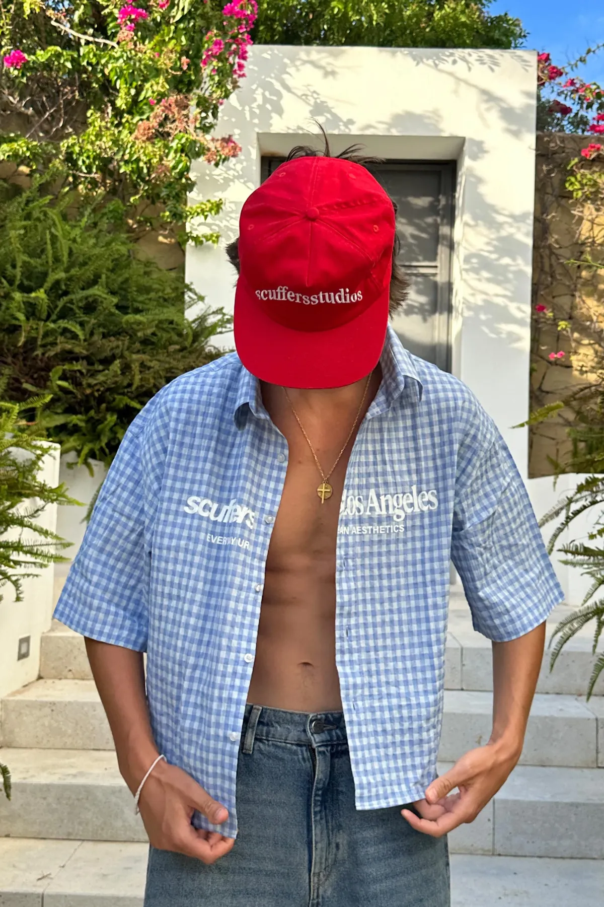 Scuffers Shirts & Polos^Not LA Yet Blue Checkered Shirt