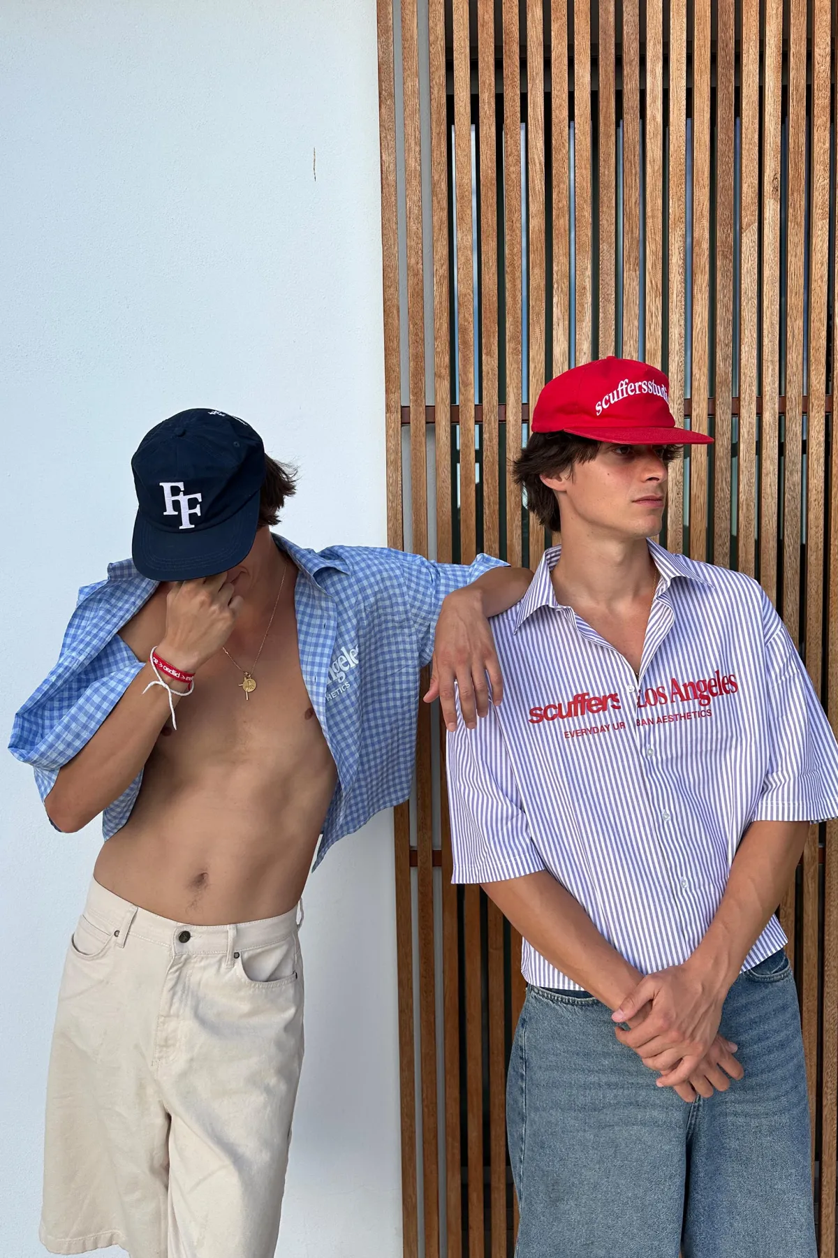 Scuffers Shirts & Polos^Not LA Yet Blue Checkered Shirt